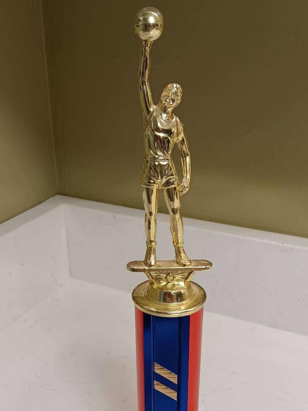Vintage 14.5" Tall Basketball Trophy